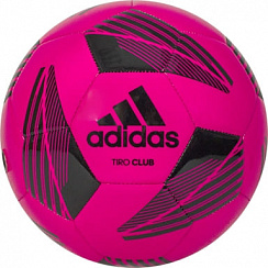 Мяч футбольный ADIDAS TIRO CLUB р.4 розовый